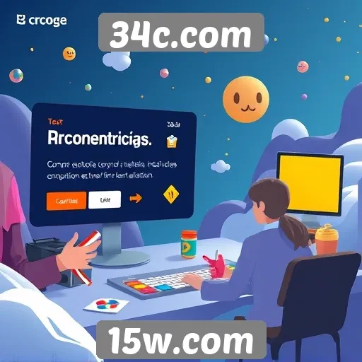 Gamificação e recursos interativos no site 34c.com